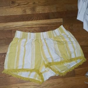 Yellow shorts